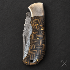 Black-Gold Pocket Knife