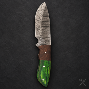Green-Brown Fixed Blade