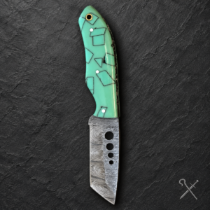 Turquoise Geometric Cutout Knife