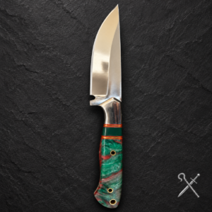 Green Marble Fixed Blade