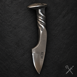 Sculpted Metal Curved Blade